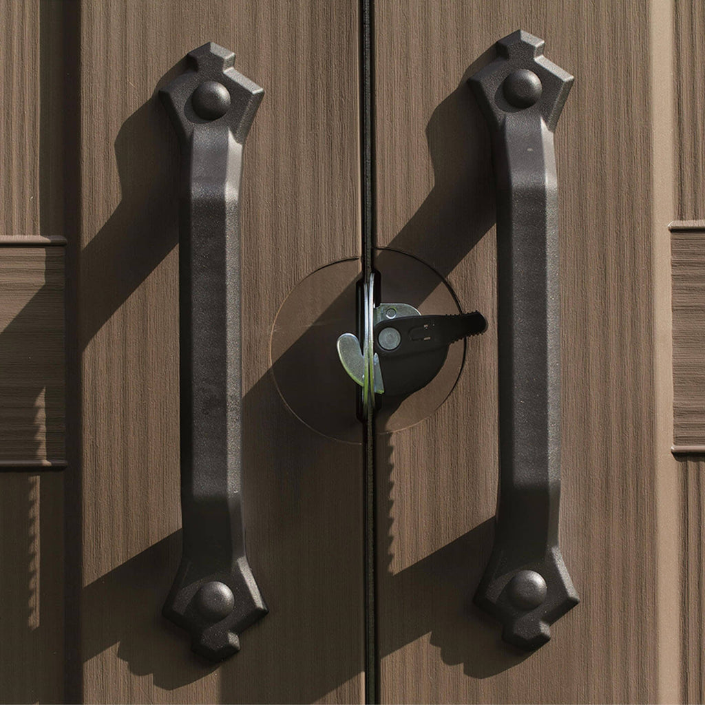 Keter Factor Outdoor Apex Garden Storage Shed 8 x 6 feet - Beige