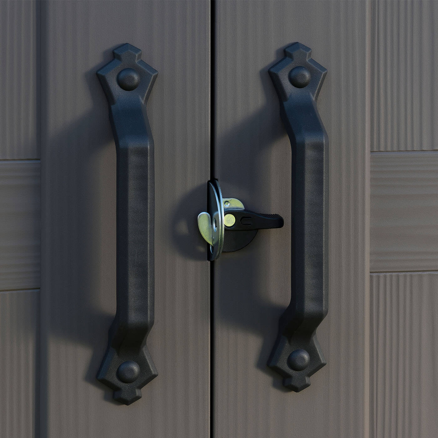 Keter Factor Outdoor Apex Garden Storage Shed 8 x 11 feet - Beige