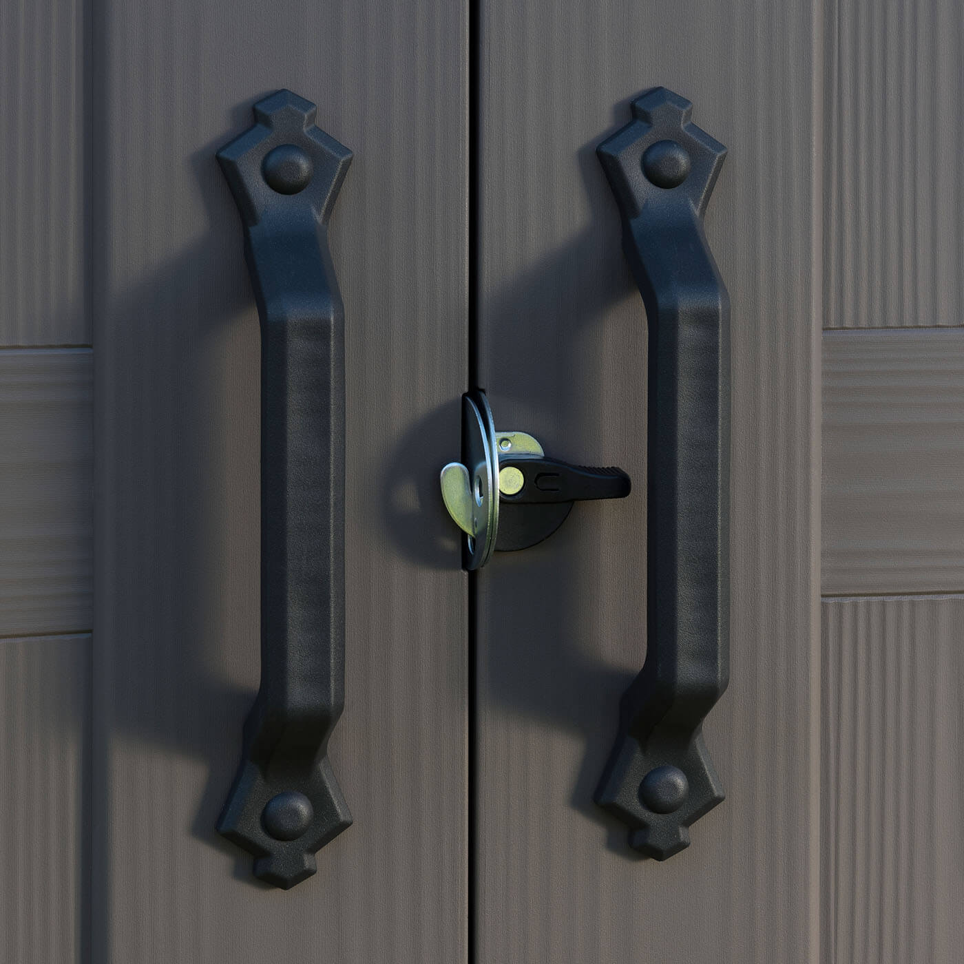 Keter Factor Outdoor Apex Garden Storage Shed 8 x 8 feet - Beige