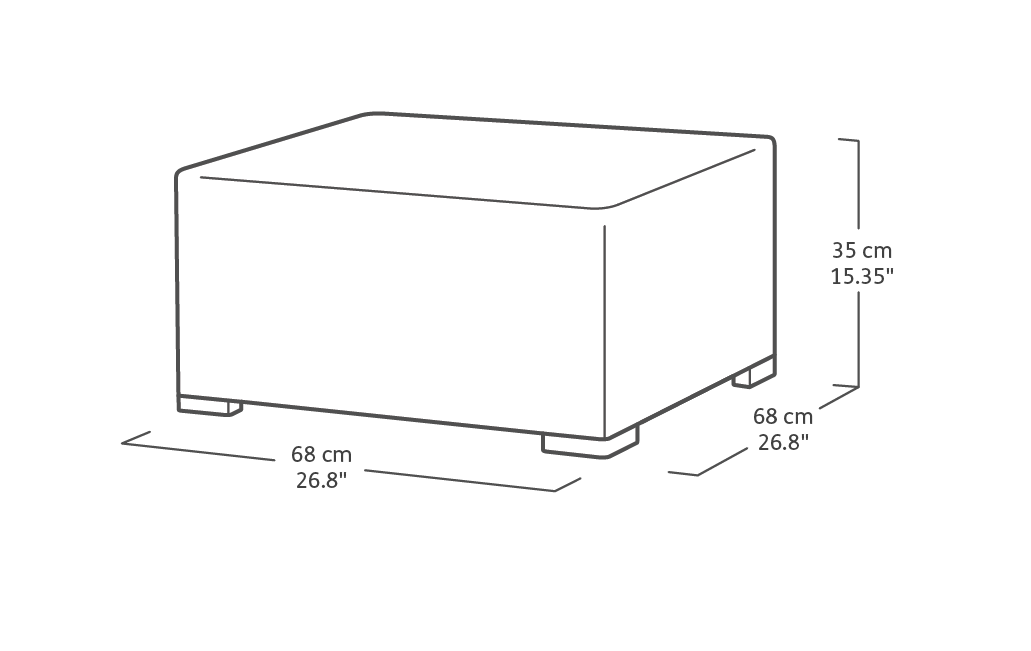 California 5 seater Lounge Set - Grey