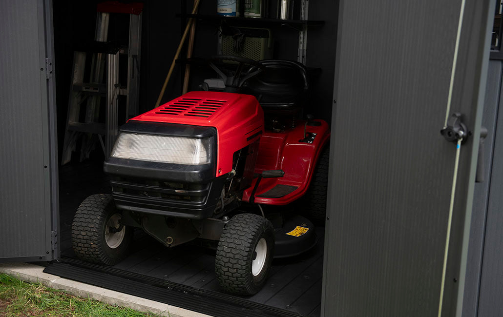 Newton Plus Dual Entry Shed 15x7.5ft - Grey