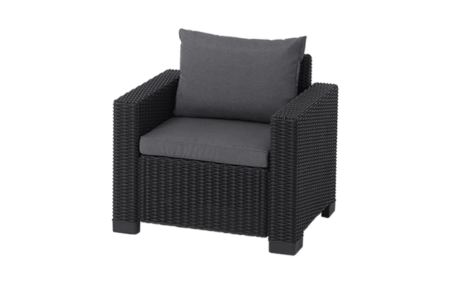 California Armchair x2 - Grey