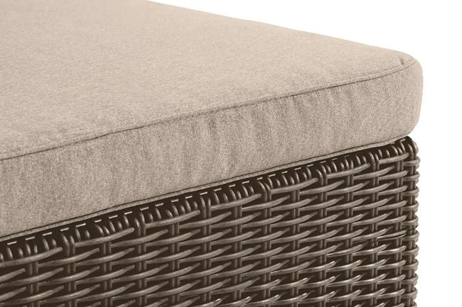 California 3 Seater Chaise Longue Lounge Set - Cappuccino