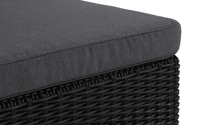 California 3 Seater Chaise Longue Lounge Set - Grey