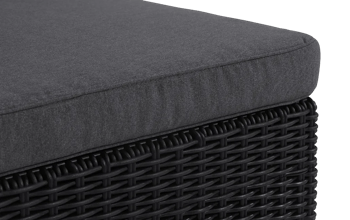 California 3 Seater Chaise Longue Lounge Set - Grey