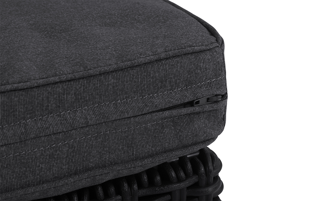 California 4 Seater Double Lounge Set - Grey