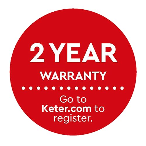 Keter Darwin 380L Outdoor Garden Furniture Storage Box Brown Evotech+ Wood Look and Feel | Fade Free | All Weather Resistant | Safe and Secure | Zero Maintenance | 2 year Warranty