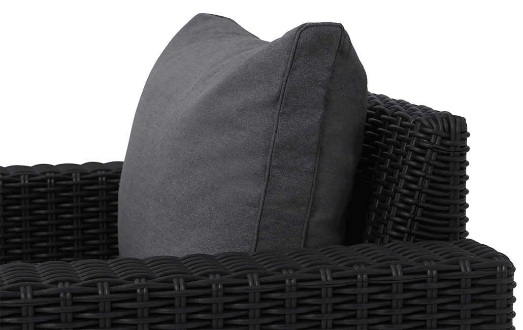 California 4 Seater Double Lounge Set - Grey