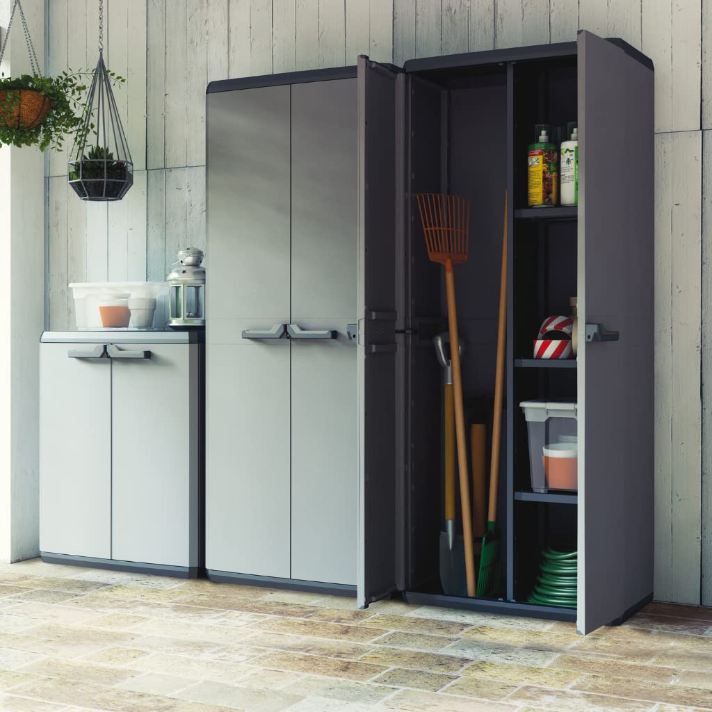 Keter Alto Più Closet, Made of Resin, Grey, 68 x 39 x 166 cm