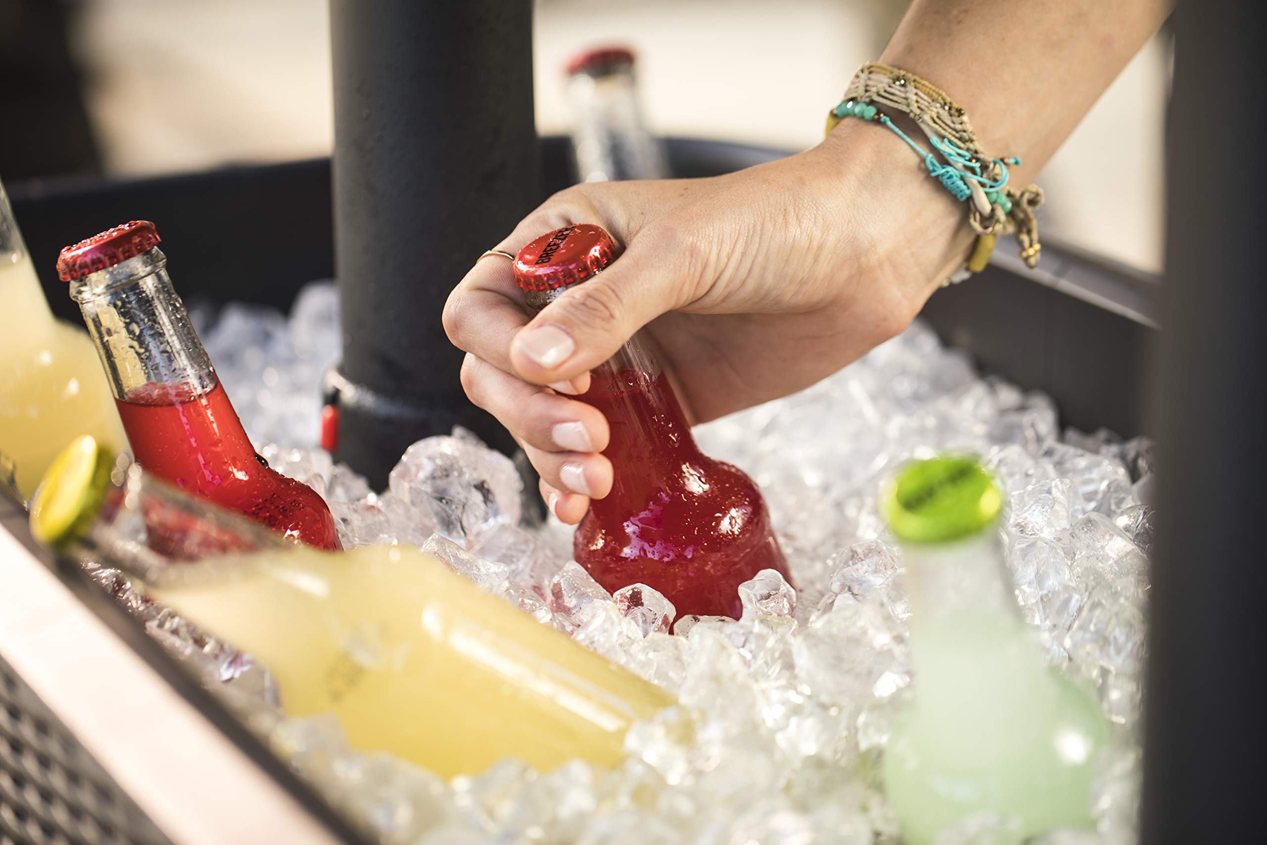 Keter Bevy BAR Cocktail Table, Polypropylene, Anthracite Grey