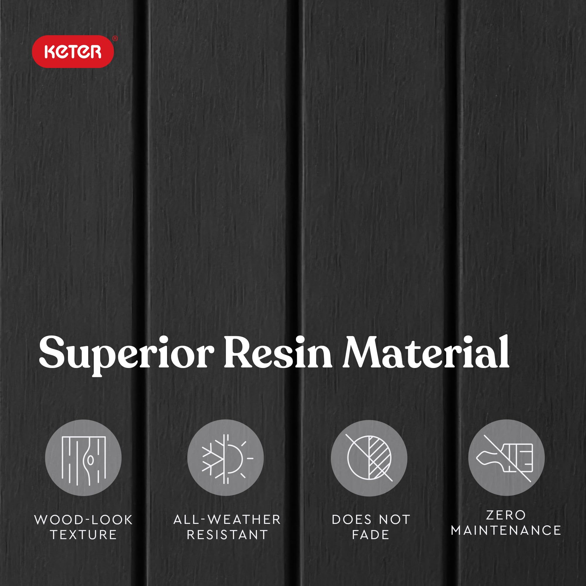 Keter Unity XL Outdoor Portable Table and Storage Cabinet with Hooks for Grill Accessories Stainless Steel Top for Patio, Kitchen, Island or Bar Cart, Dark Grey