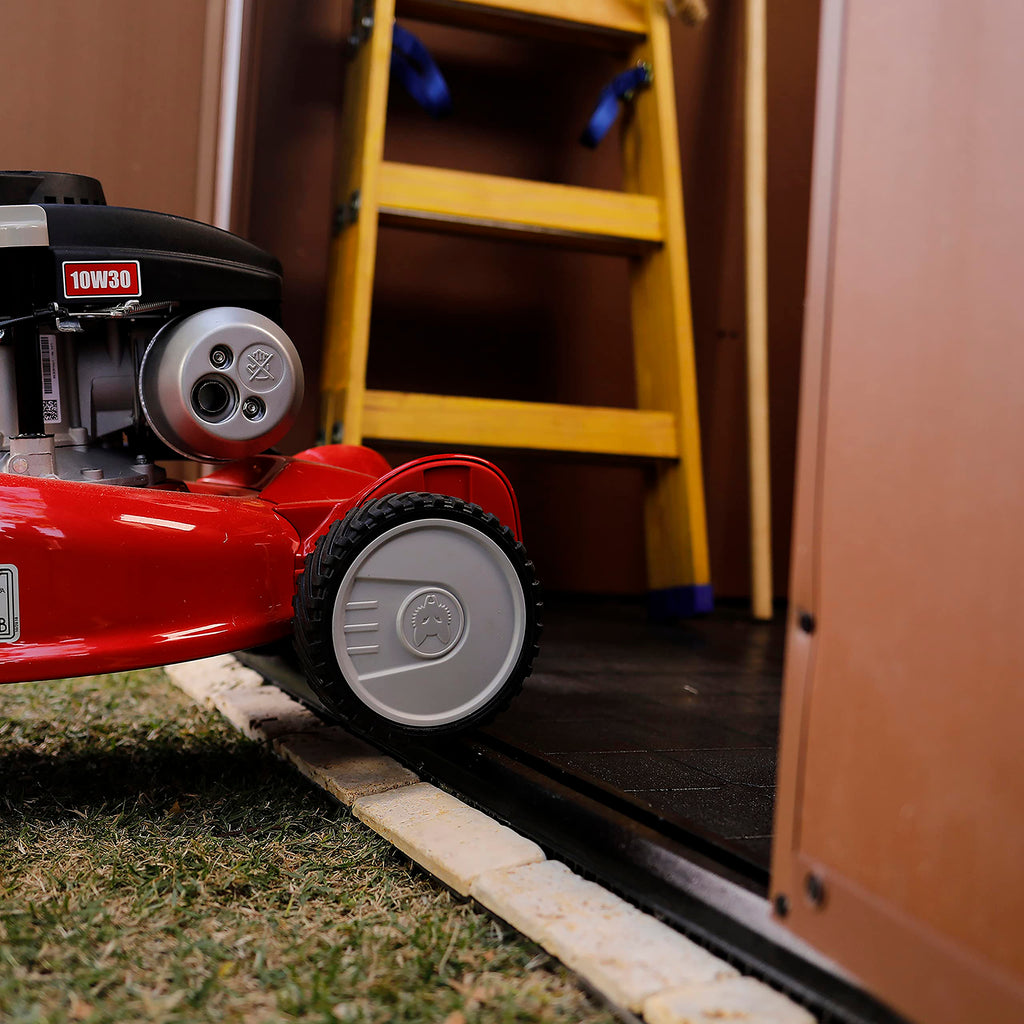 Keter Darwin Outdoor Apex Double Door Garden Storage Shed 6 X 4ft Brown Wood Look And Feel | Fade Free | All Weather Resistant | Safe And Secure | Zero Maintenance | 15 Year Warranty