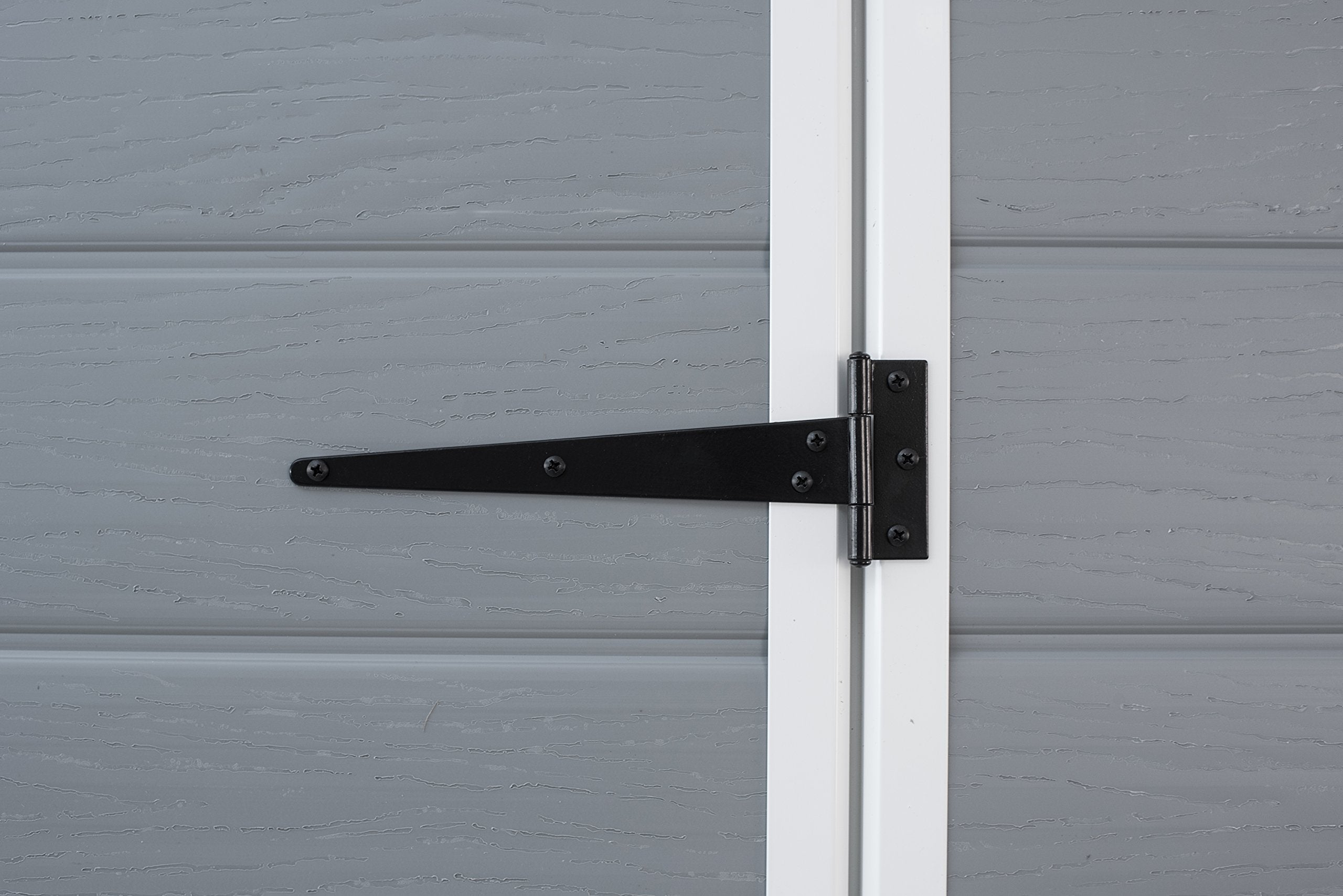 Keter Manor Outdoor Plastic Garden Storage Shed, Grey, 6 x 5 ft