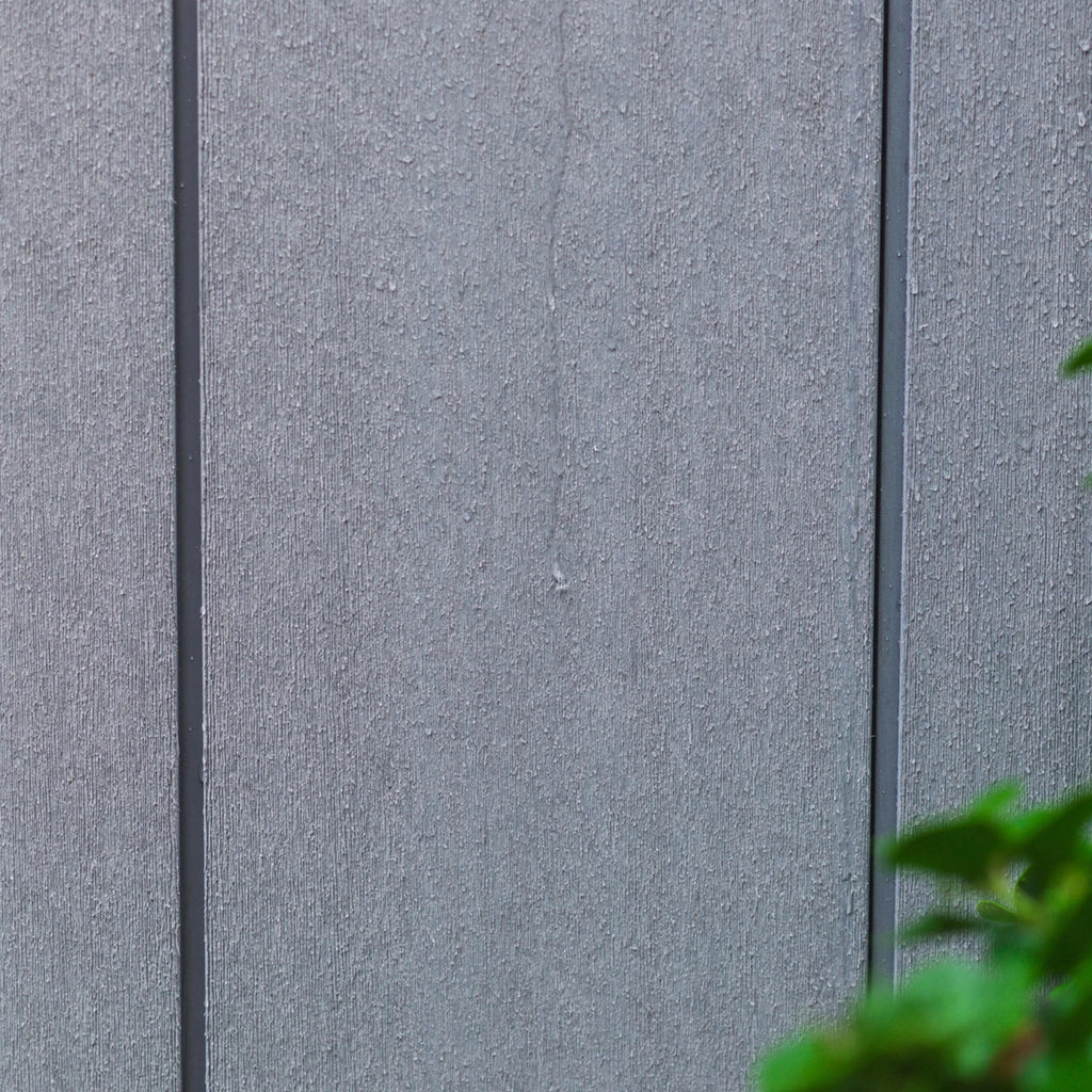 Keter Grande Store Outdoor Double Door Garden Furniture Storage Shed Grey Duotech+ Wood Look and Feel | Fade Free | All Weather Resistant | Safe and Secure | Zero Maintenance