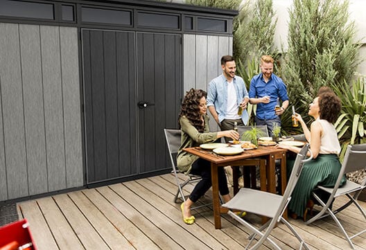 Artisan Pent Shed 11x7ft - Grey