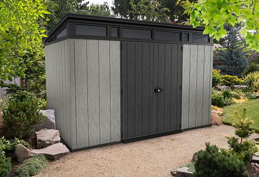 Artisan Pent Shed 11x7ft - Grey