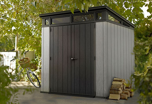 Artisan Pent Shed 7x7ft - Grey