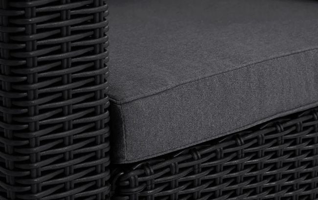 California 3 Seater Chaise Longue Lounge Set - Grey