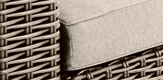 California 3 Seater Chaise Longue Lounge Set - Cappuccino