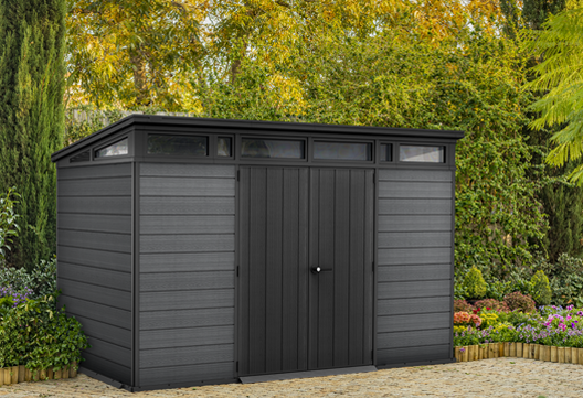 Cortina Shed 11x7ft - Grey