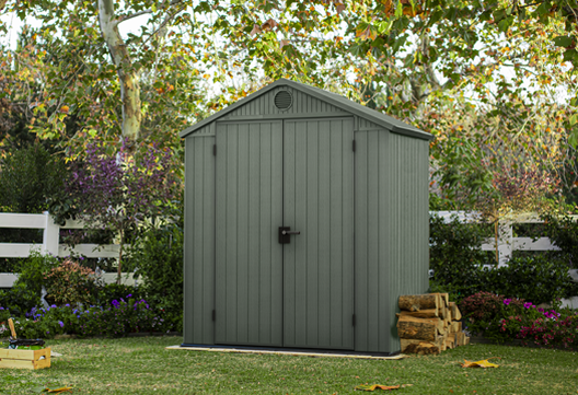 Darwin Shed 6x4ft Double Door - Green
