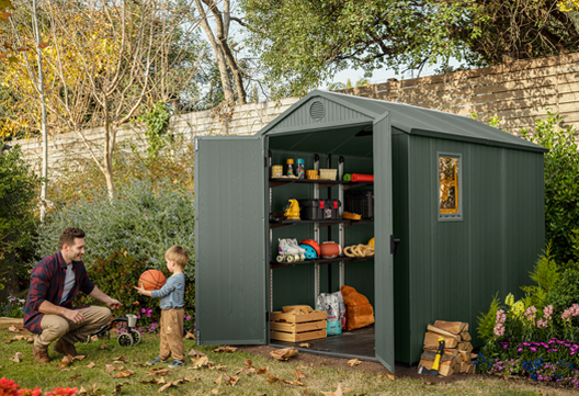 Darwin Shed 6x8ft - Green