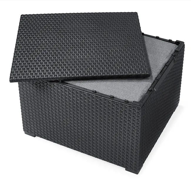 Rosalie 5 seater lounge set with storage table - Grey