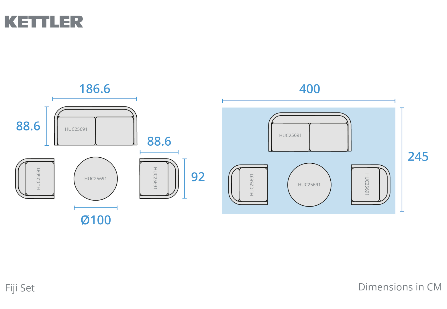 Kettler Fiji Lounge Set