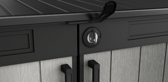 Grande Store 2020L Storage Shed - Grey