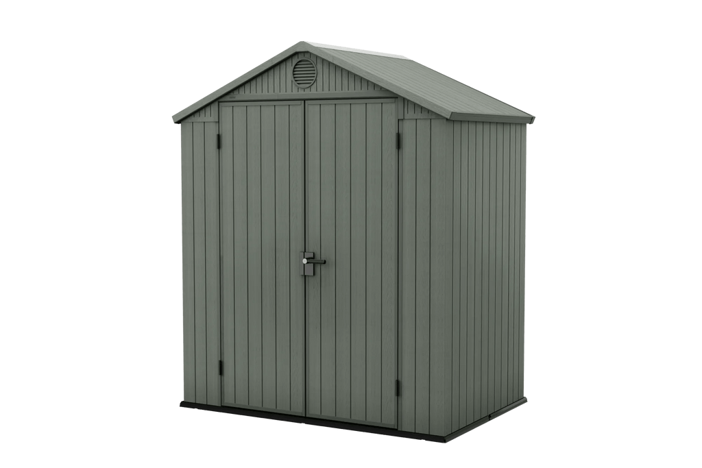 Darwin Shed 6x4ft Double Door - Green