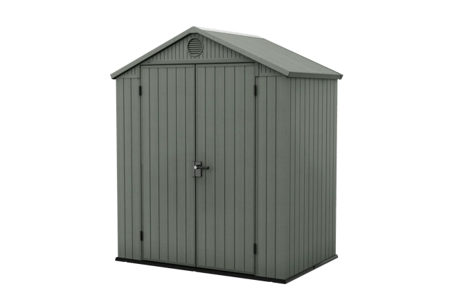 Darwin Shed 6x4ft Double Door - Green