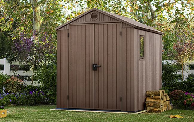 Darwin Shed 6x6ft - Brown