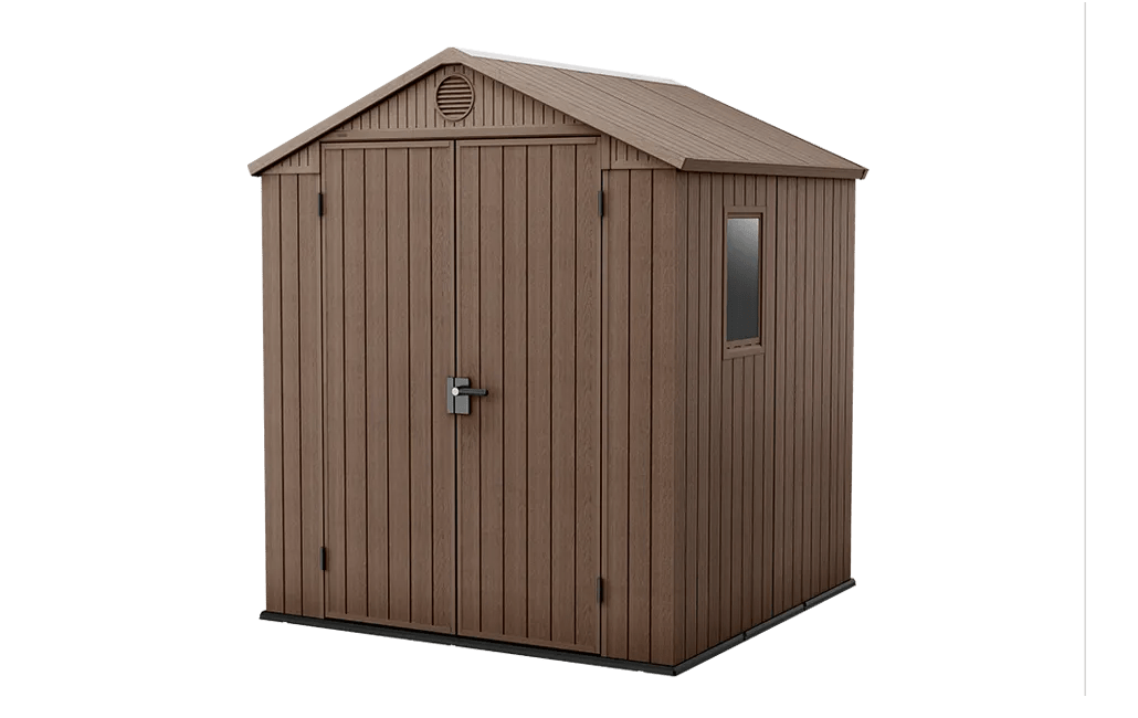 Darwin Shed 6x6ft - Brown