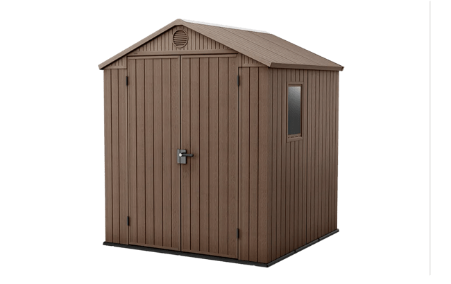 Darwin Shed 6x6ft - Brown