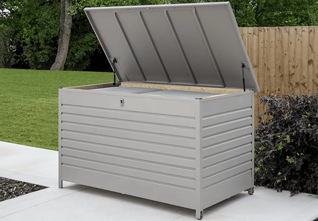 Kettler Medium Aluminium Storage Box - Pebble