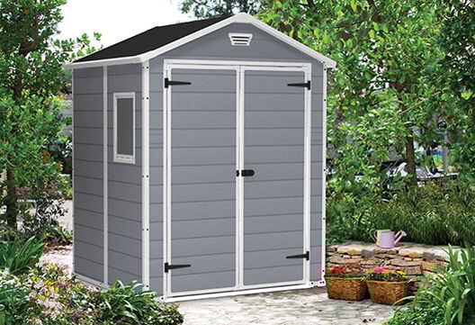 Manor Shed 6x5ft - Grey