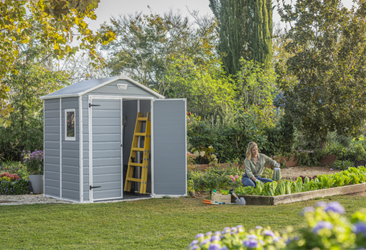 Manor Shed 6x5ft - Grey
