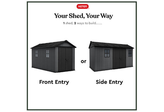 Newton Plus Shed 7.5x13ft - Grey