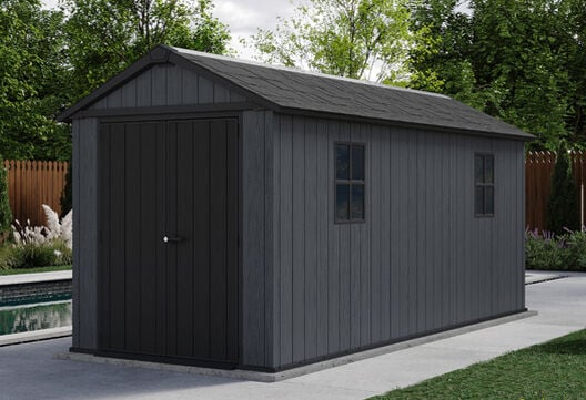 Newton Plus Shed 7.5x15ft - Grey