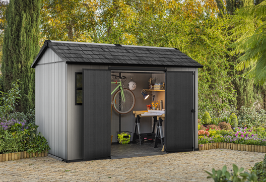 Oakland Shed 11x7.5ft - Grey