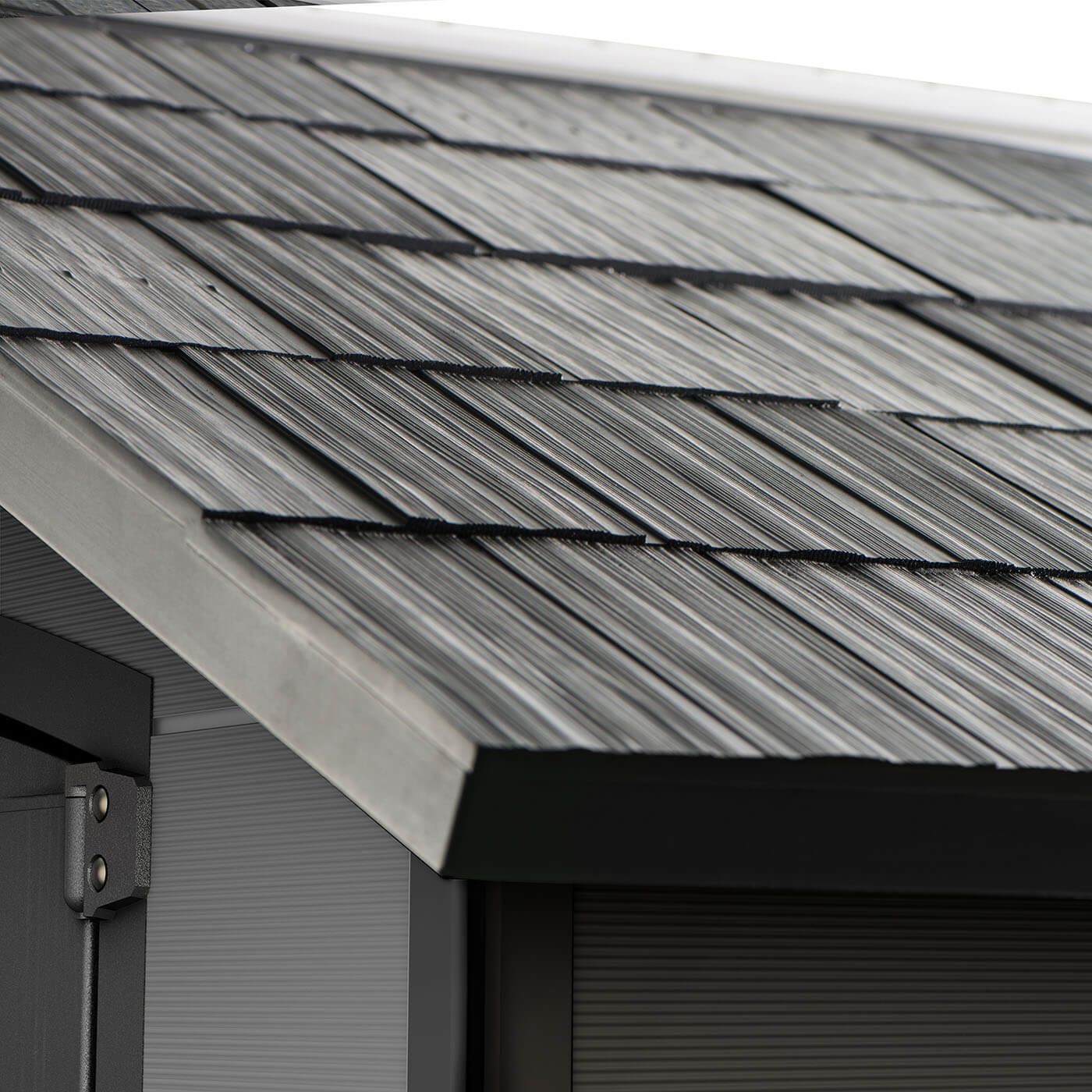 Keter Premier 757 Outdoor Apex Garden Storage Shed 7.5 x 7 feet - Grey