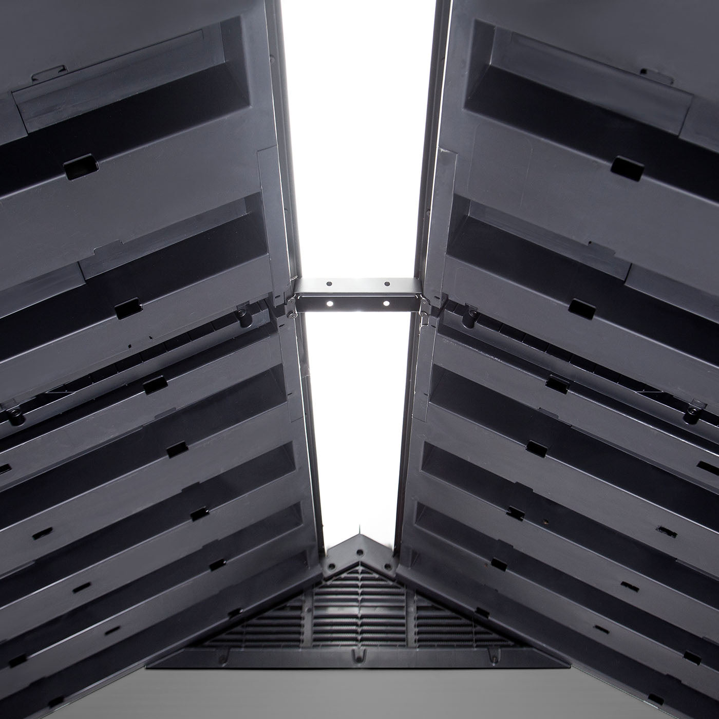 Keter Premier 759 Outdoor Apex Garden Storage Shed 7.5 x 9 feet- Grey