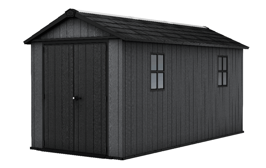 Newton Plus Shed 7.5x15ft - Grey