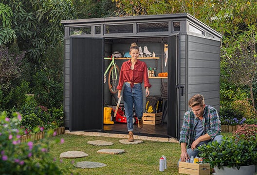 Cortina Shed 9x7ft - Grey