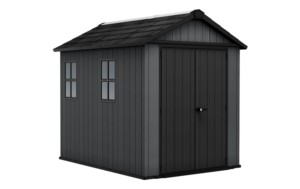 Newton Plus Shed 9x7.5ft - Grey