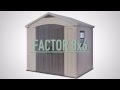 Factor Shed 8x6ft - Brown