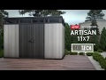 Artisan Pent Shed 11x7ft - Grey